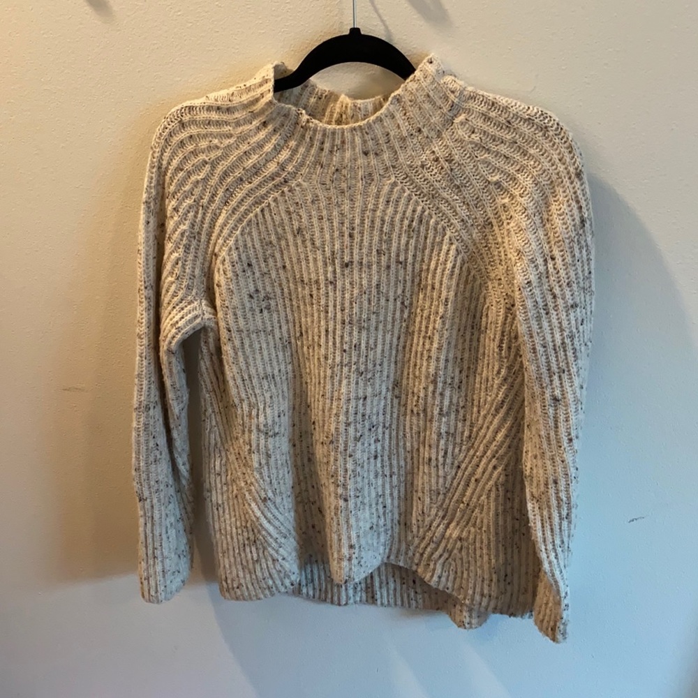 madewell mock neck sweater